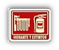 SEÑALAMIENTO EXTINTOR E HIDRANTE 20X25