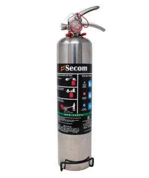 EXTINTOR HFC 236 FA ACERO INOXIDABLE 1.0 KG