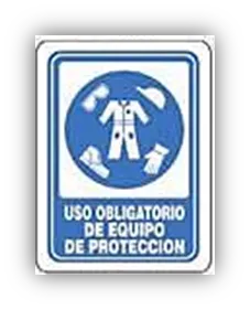 SEÑALAMIENTO USO OBLIGATORIO DE EPP 30x40 EST