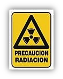 SEÑALAMIENTO PRECAUCIÓN RADIACIÓN 3X40 EST