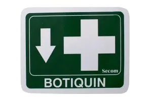 SEÑALAMIENTO BOTIQUIN 20X25 EST